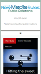 Mobile Screenshot of newmediarules.com